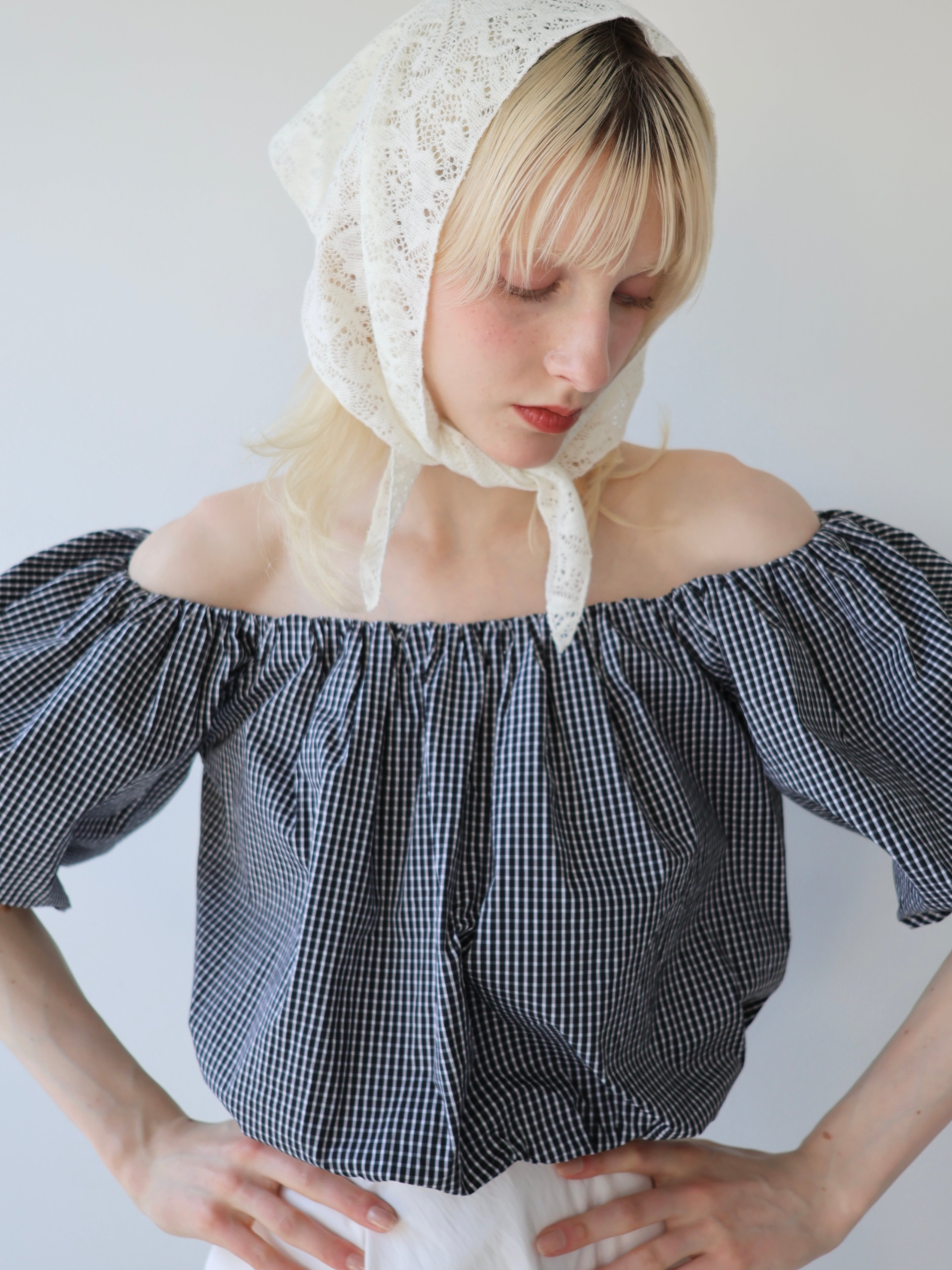 gingham check balloon tops – AMOMMA