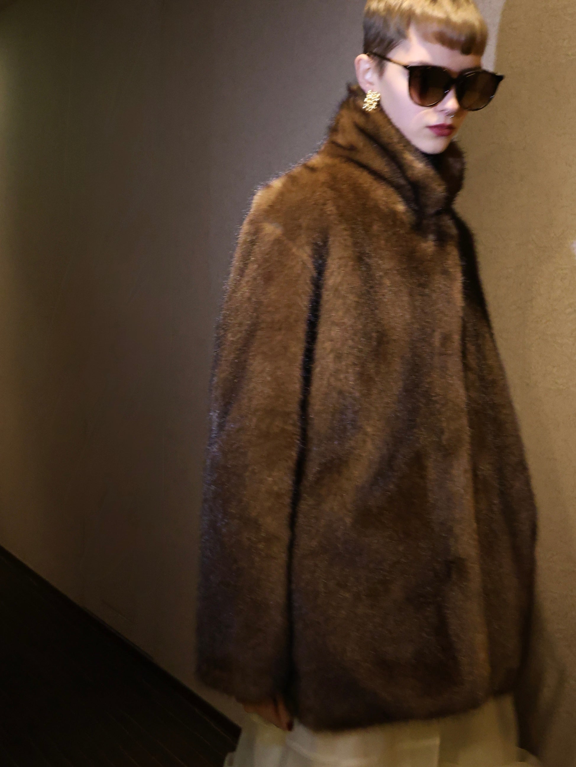 MINK LIKE FUR JACKET COAT – AMOMMA