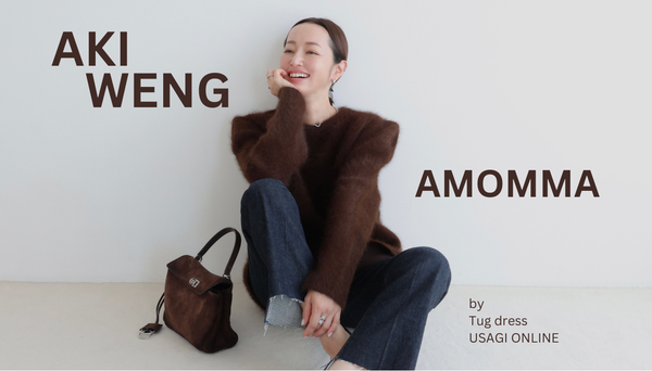 AKI WENG｜Tug dress by USAGI ONLINE