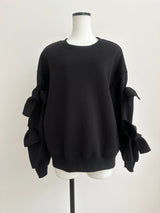 新作【阪急うめだ本店POP UP】 RIBBON SLEEVE SWEAT