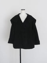 SAILOR COLLAR HALF COAT