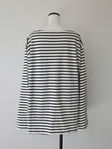 border loose fit pullover