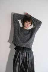 【阪急うめだ本店 POP UP】GLITTER ROUND NECK KNIT (GREY)