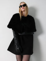 【伊勢丹新宿店先行発売】LAUREN FAUX FUR CAPE
