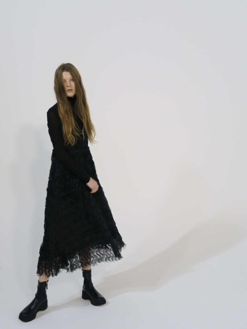 【阪急うめだ本店 POP UP】LACE CAMI LONG DRESS (BLACK)