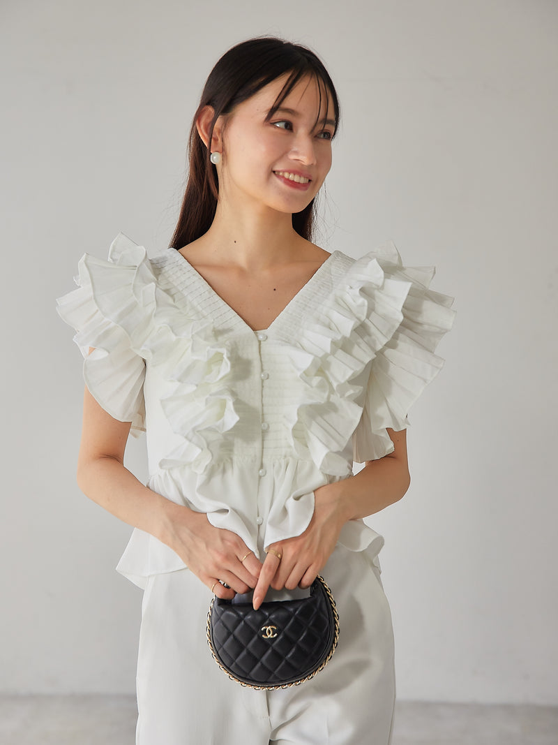 RAFFLE FRILL TOPS