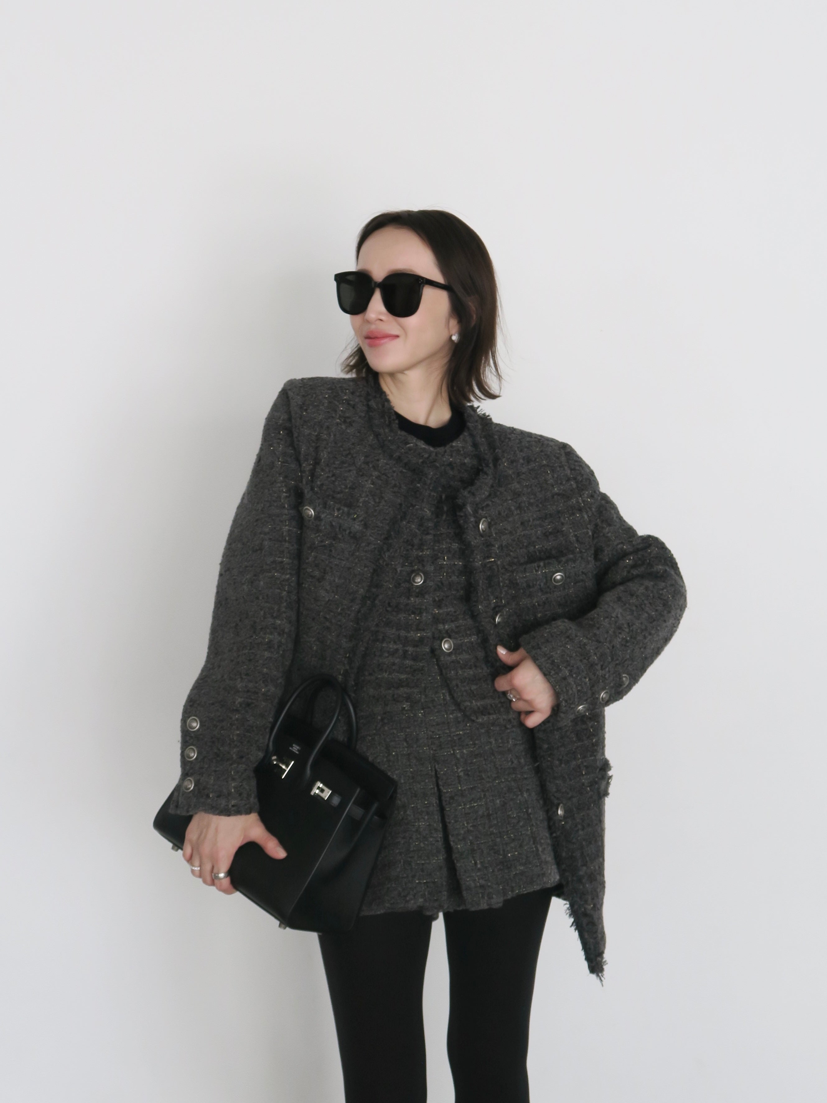 通販 クリスマスセール2025: 特集 lame tweed AMOMMA – pants short パンツ