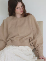 PUFF SLEEVE SWEAT - 起毛なし -