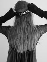 LONG SLEEVE SHEER TOPS( DOT / BLACK )