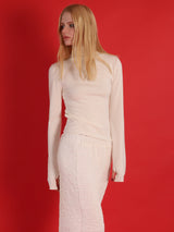 THUMBHOLE TURTLE NECK KNIT