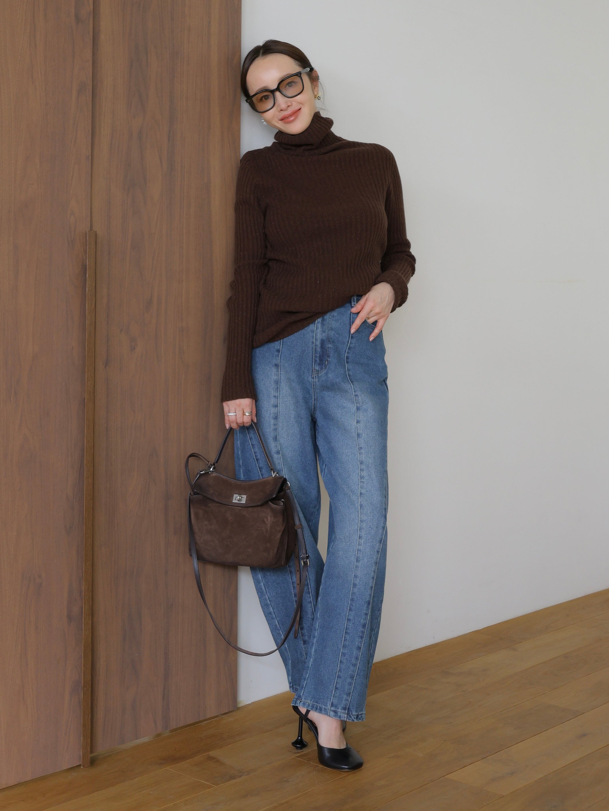 CURVE DENIM PANTS – AMOMMA