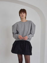 【阪急うめだ本店POP UP】PUFF SLEEVE SWEAT (GREY)