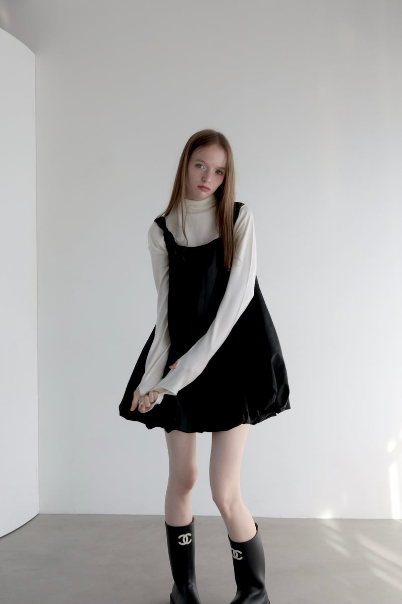 balloon mini dress