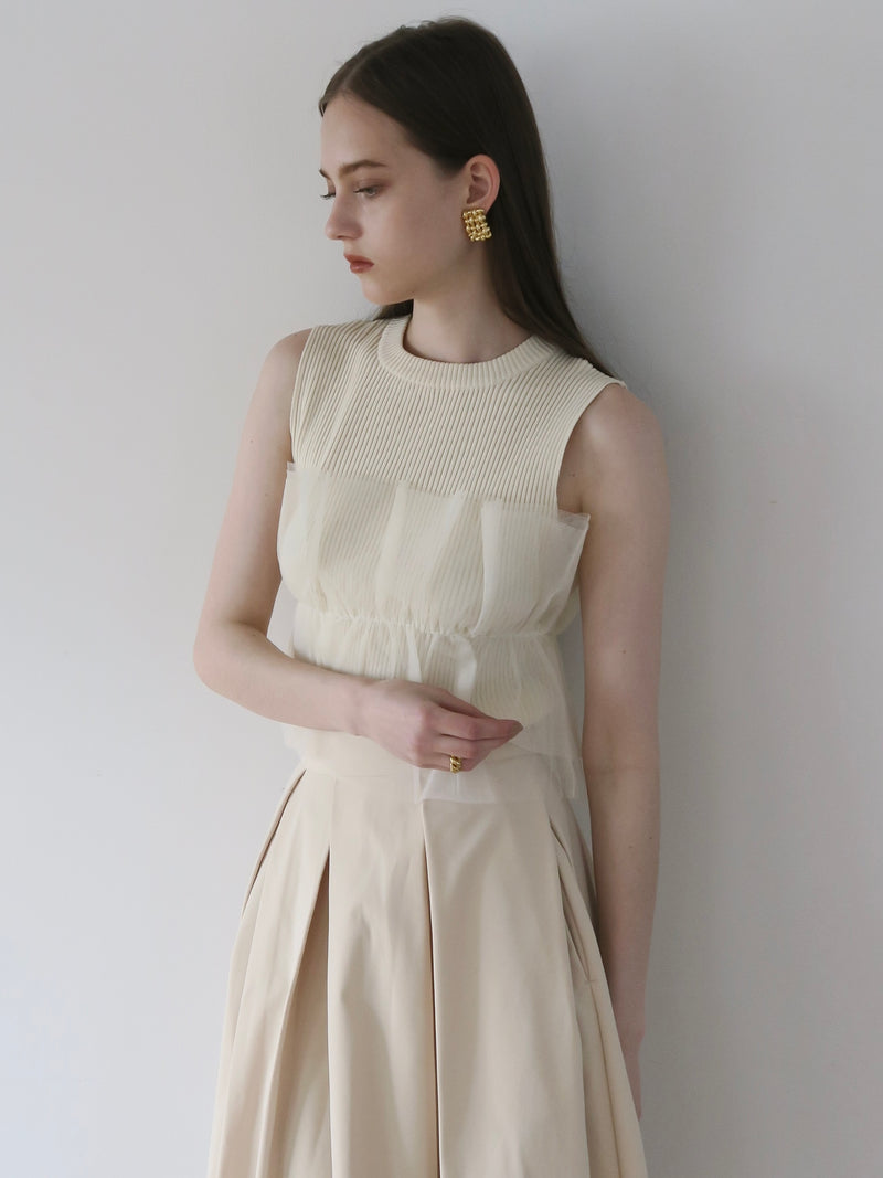 TULLE DOCKING BUSTIER