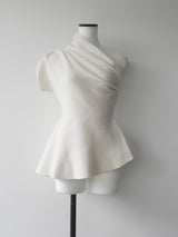 DRAPE PEPLUM KNIT
