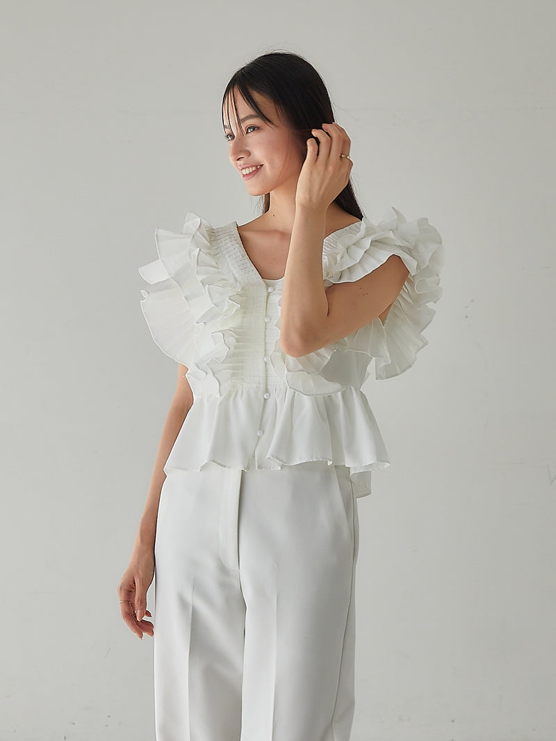 RAFFLE FRILL TOPS