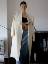 CASHMERE PADDED LONG COAT