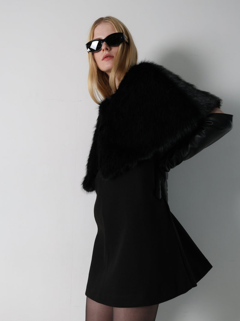 【伊勢丹新宿店先行発売】LAUREN FAUX FUR CAPE