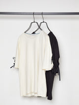 SIDE RIBBON T-SHIRT (BLACK)