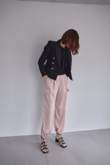 GOLD BUTTON FILLED JACKET