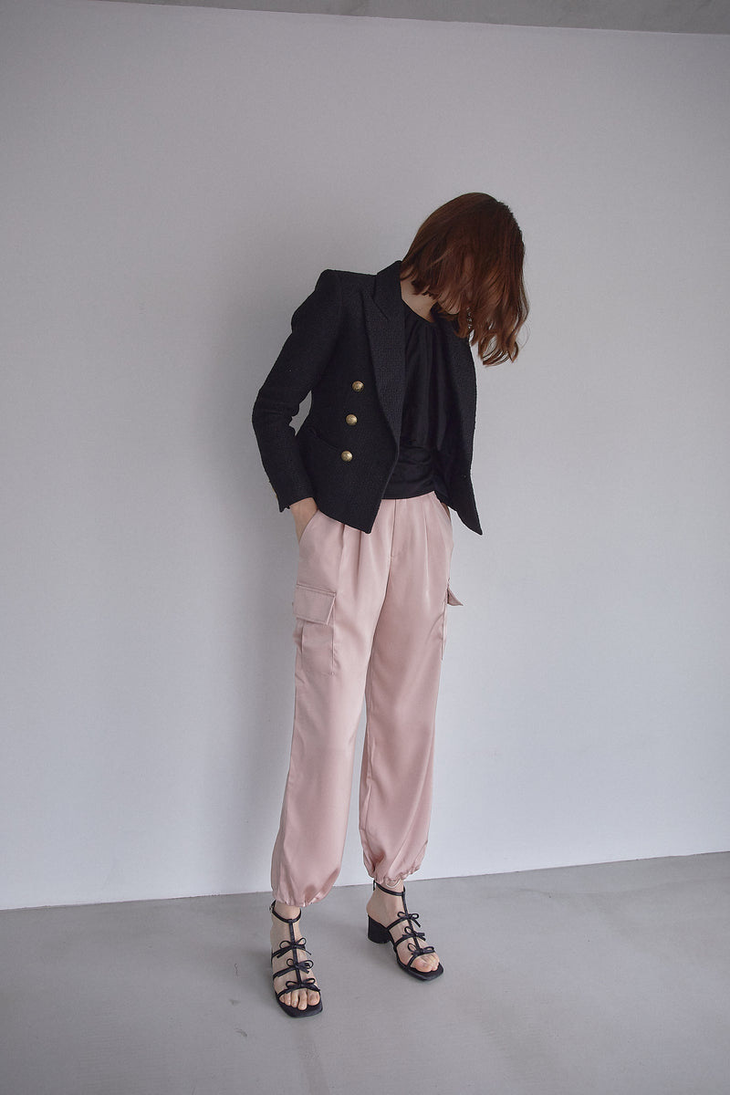 GOLD BUTTON FILLED JACKET