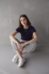 SATIN CARGO PANTS