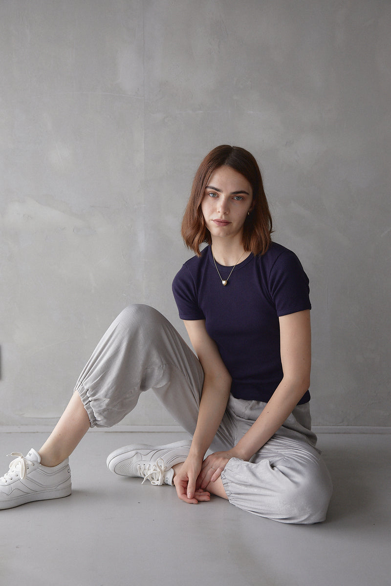 SATIN CARGO PANTS