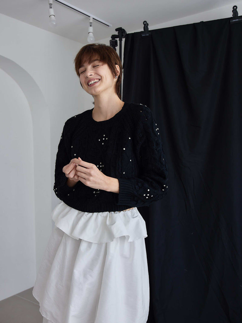 BIJOU KNIT CARDIGAN