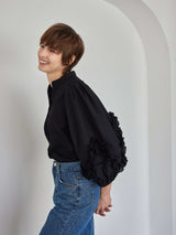 FRILL PUFF BLOUSE