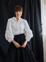 FRILL PUFF BLOUSE