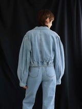 再入荷 / PUFF SLEEVE DENIM JACKET