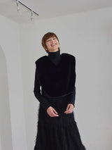 2WAY FLUFFY FUR VEST