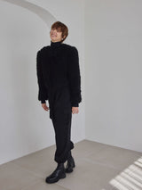 VELOUR RIBBON FUR LIGHT COAT
