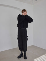 VELOUR RIBBON FUR LIGHT COAT