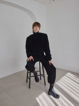 VELOUR RIBBON FUR LIGHT COAT