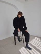VELOUR RIBBON FUR LIGHT COAT
