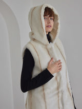 HOODIE ECO FUR VEST