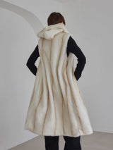 HOODIE ECO FUR VEST
