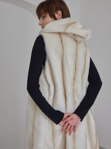 HOODIE ECO FUR VEST