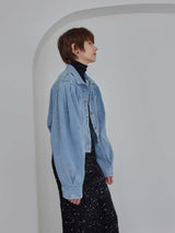 再入荷 / PUFF SLEEVE DENIM JACKET