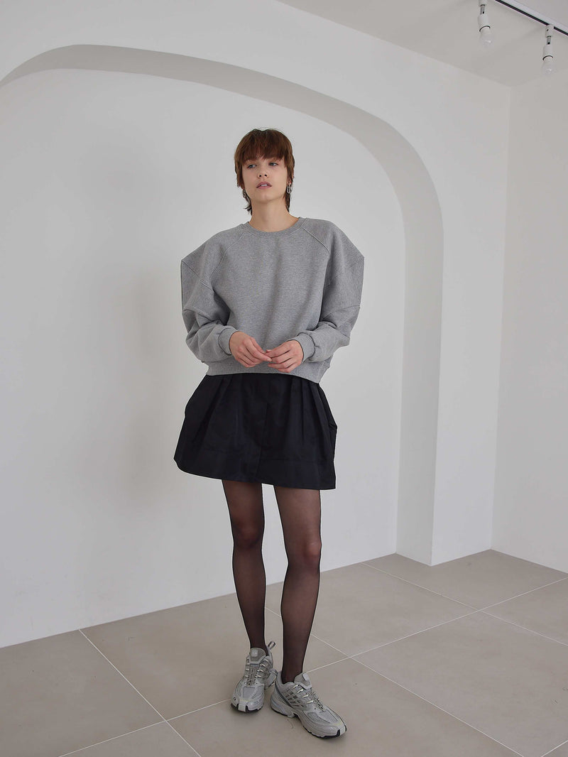 【阪急うめだ本店POP UP】PUFF SLEEVE SWEAT (GREY)