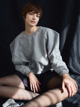 【阪急うめだ本店POP UP】PUFF SLEEVE SWEAT (GREY)