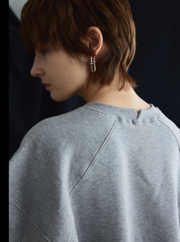 PUFF SLEEVE SWEAT (GREY) – AMOMMA