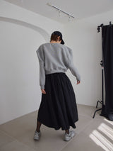 【阪急うめだ本店POP UP】PUFF SLEEVE SWEAT (GREY)