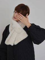 FLUFFY ECO FUR TIPPET