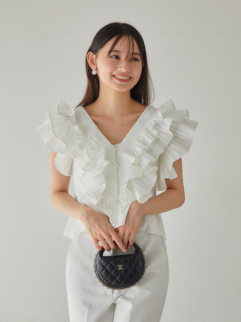 RAFFLE FRILL TOPS