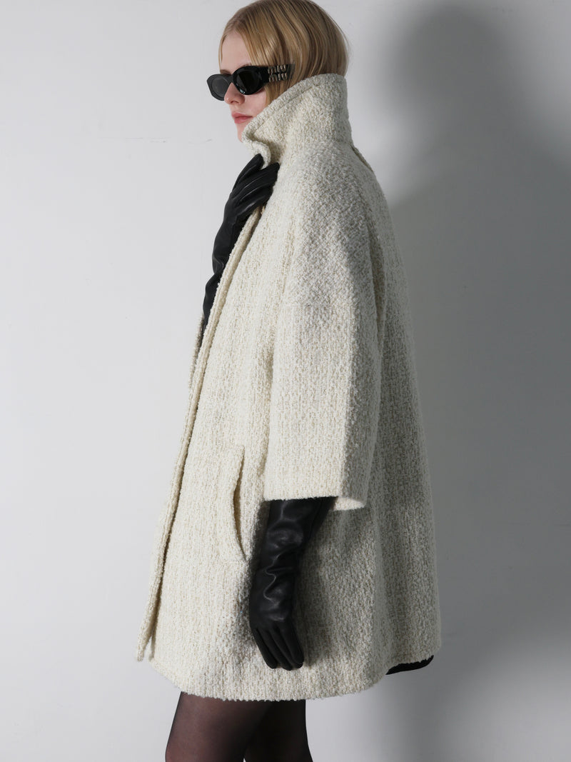 【伊勢丹新宿店先行発売】WOOL TWEED MIDDLE COAT