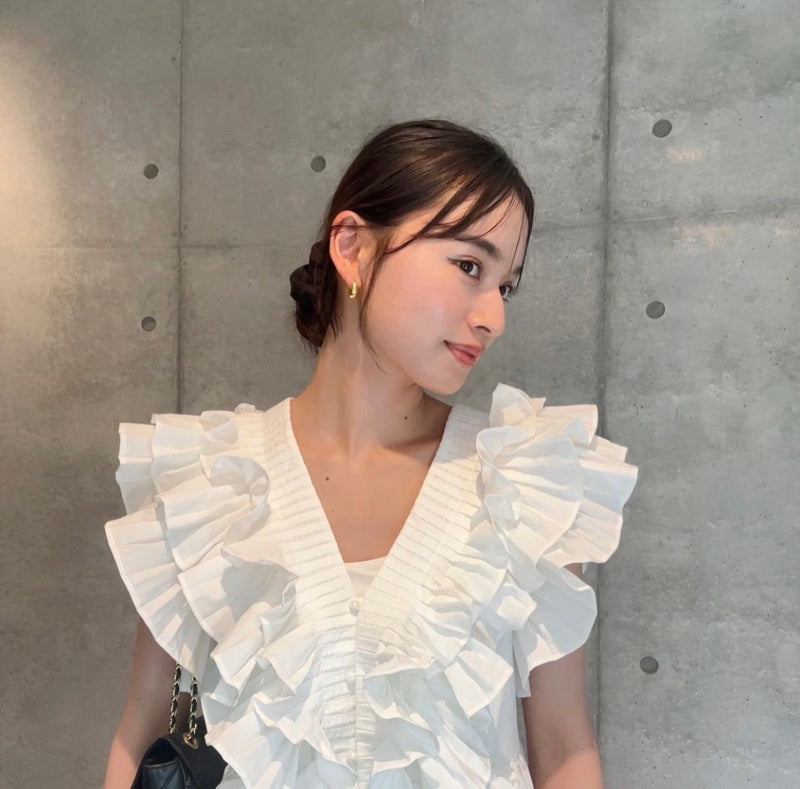 RAFFLE FRILL TOPS