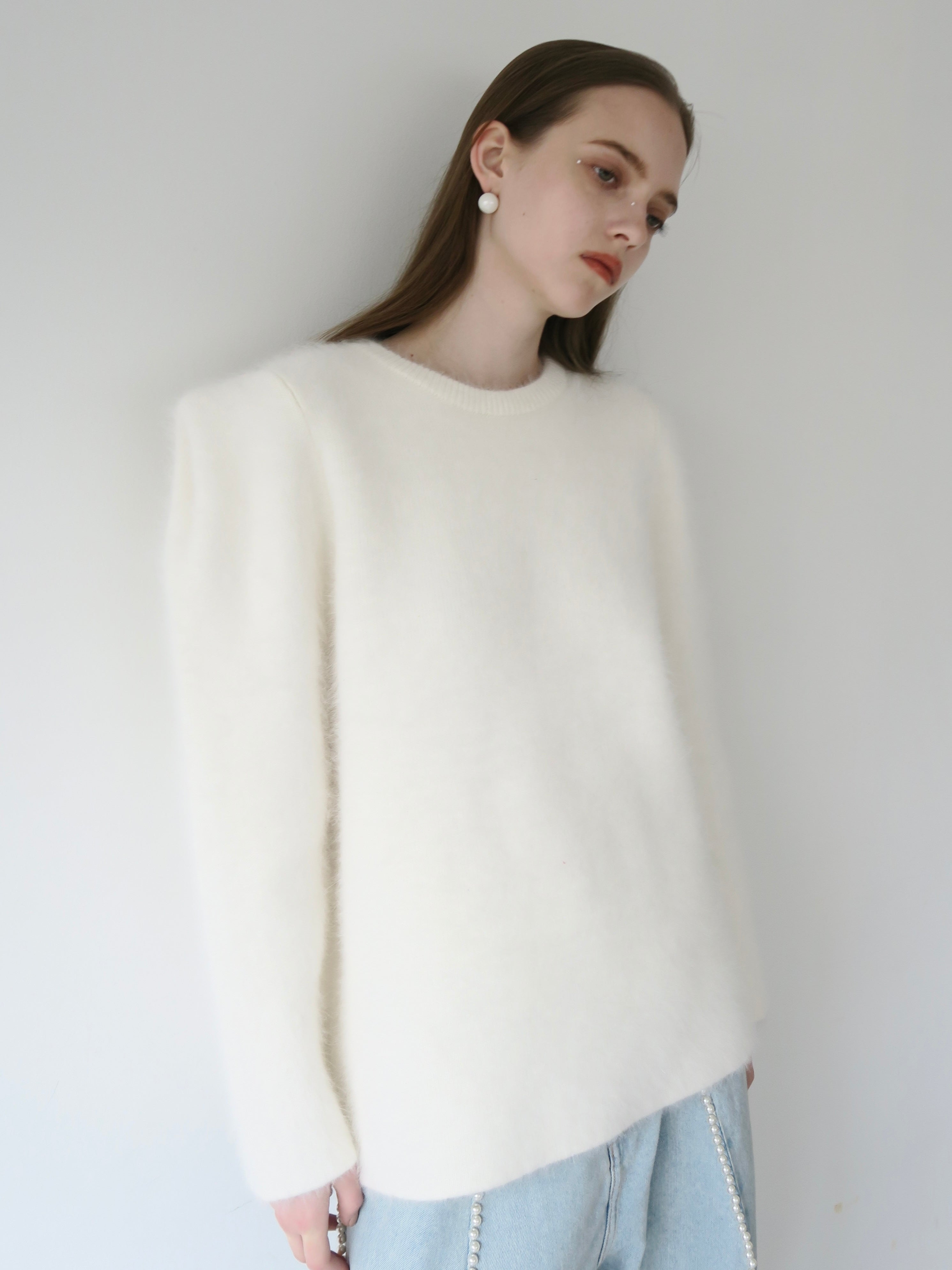WOOL PUFF SHOULDER KNIT – AMOMMA