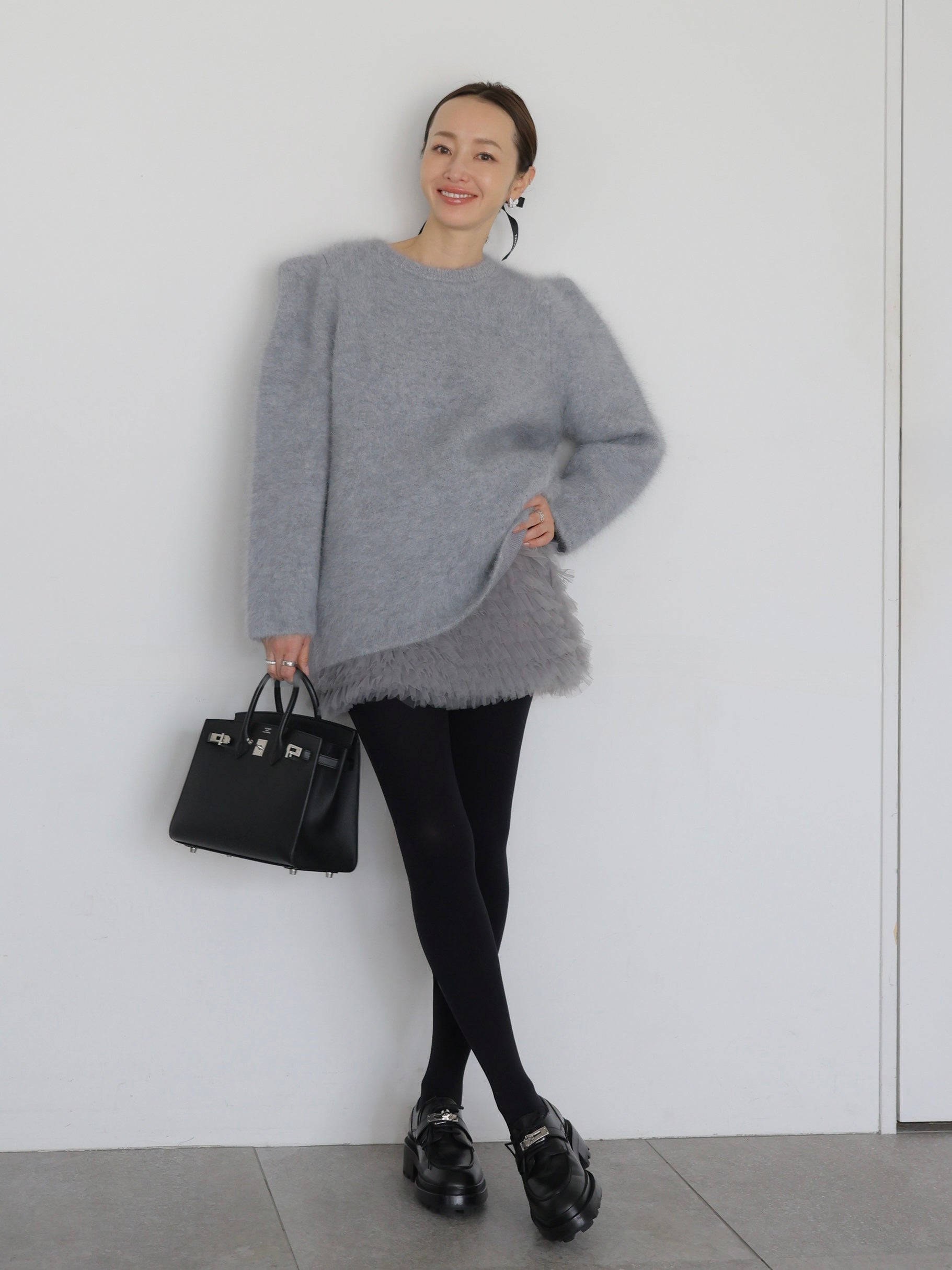 WOOL PUFF SHOULDER KNIT – AMOMMA